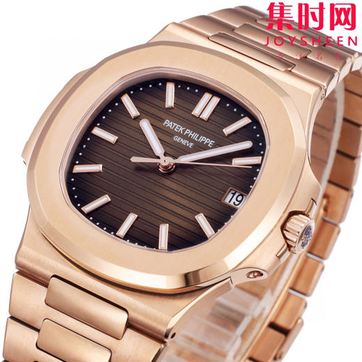 BBF百达翡丽鹦鹉螺系列 鹦鹉螺5711 全玫金棕盘 丹东324一体机 男士腕表 表径40mm 商品图3