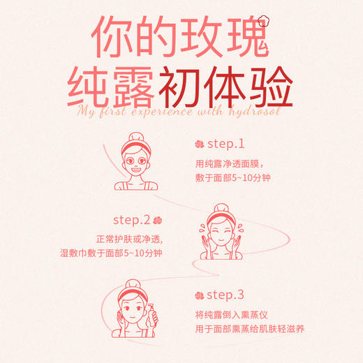「东方花韵奢养纯露」300ml/瓶送便携喷壶+湿敷棉片 | 保加利亚大马士革玫瑰蔷薇莲花牡丹三花水| 紧致抗皱舒缓控油保湿温和无刺激 | 元和好物迷罗亲研 商品图1