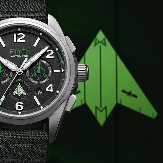 飞亚达马赫系列“攻击-11”战斗机联名限定款自动机械腕表 商品图3