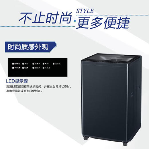 松下（Panasonic）12公斤大容量 波轮洗衣机 全自动  除螨洗 LED显示窗  XQB120-1MJ1 商品图2