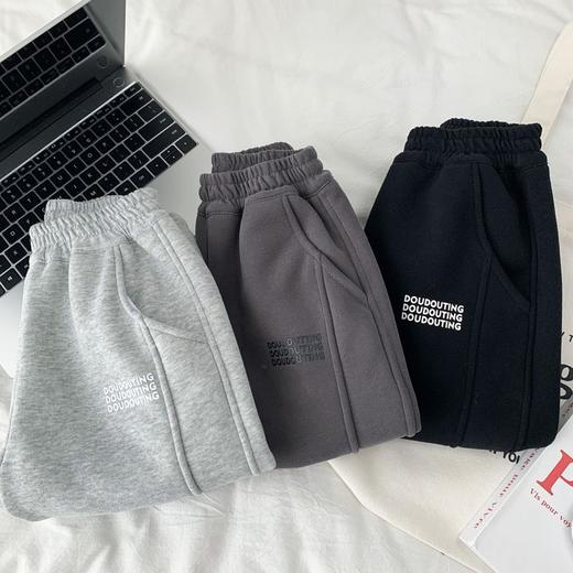 【男童一体绒卫裤】秋冬新款 儿童加绒保暖裤子 中小童宝宝休闲运动裤潮 商品图2