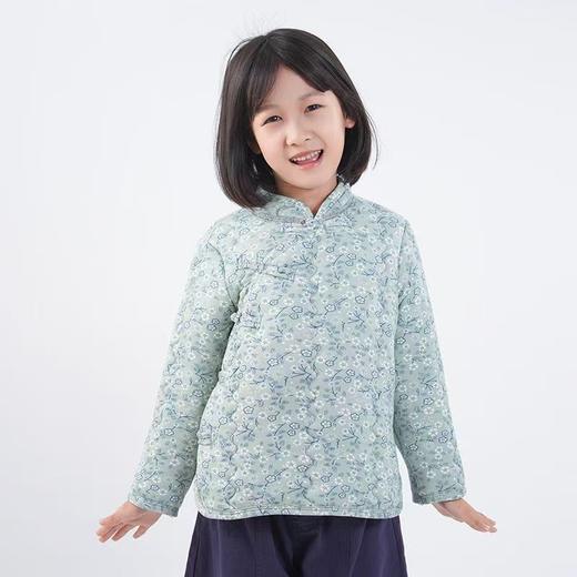 女童加厚纯手工棉衣中国风复古斜襟碎花棉袄冬季六色可选 商品图3