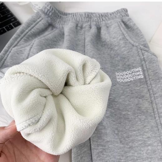 【男童一体绒卫裤】秋冬新款 儿童加绒保暖裤子 中小童宝宝休闲运动裤潮 商品图3