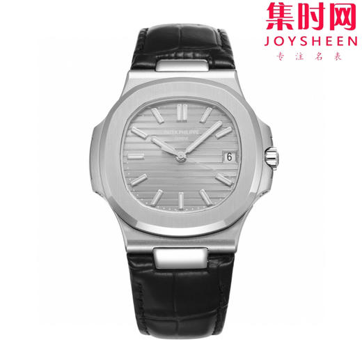 BBF百达翡丽鹦鹉螺系列 鹦鹉螺5711皮带款 水泥灰 丹东324一体机 男士腕表 表径40mm 商品图0