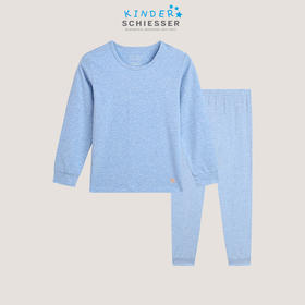 【棉莫超值】SCHIESSER德国舒雅男童47%棉+47%莫代尔+6%氨纶面料保暖衣秋衣打底套装 37/17702W