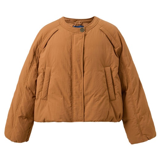 【90白鹅绒】三彩2025冬季新款防水易打理羽绒服宽松短款外套M 商品图4