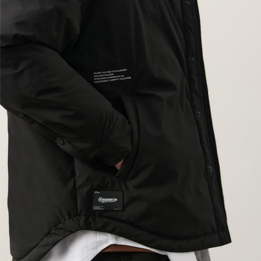 NPC潮牌特氟龙三防男士简约干练轻盈保暖夹克款棉衣NP48PJ31 商品图2