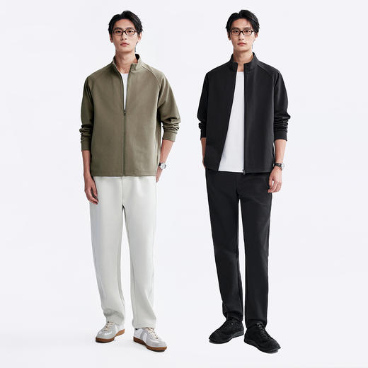 棉仓366808006-轻量棉感抗静电机能软壳立领外套 商品图4