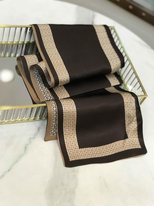 优品堂『春的律动』桑蚕丝双层双面长条巾 商品图10