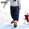【实体店同款】男女童全腰针织夹裤冬季新款安奈儿童装XM546034 商品缩略图2