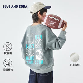 蓝汽水加绒卫衣885B258046QM