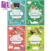 【中商原版】橘猫博士 4册 英文原版趣味知识漫画 如何在月球上行走+如何制作钻石+如何与海豚交谈+如何游走火山 爆笑科普读物 商品缩略图0