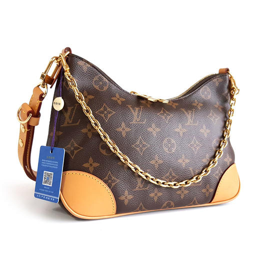 【95新】LV路易威登Boulogne M45832芯片款老花Boulogne黄牛角包单肩包女士211025AK04 商品图2