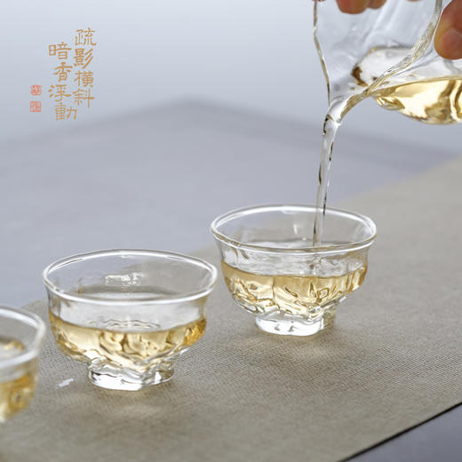 暗香疏影/核桃浮生杯高硼硅耐热玻璃个人杯主人杯客杯 商品图2