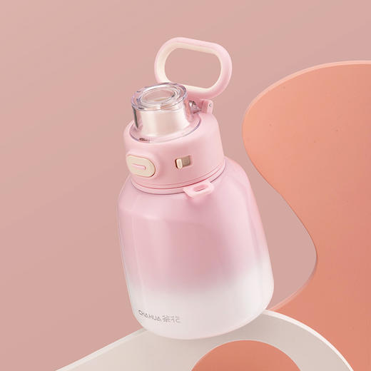 【茶花】大容量墩墩保温杯750ml 商品图8