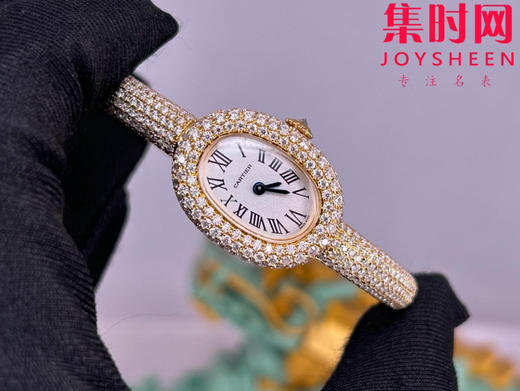 卡地亚新款浴缸系列 浴缸满天星v2版 包金➕全镶莫桑钻石 女士腕表 商品图0