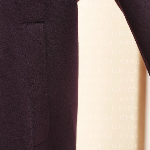 【福天华】高品质寿服毛粘女大衣（紫红、紫色）百年工艺传统寿衣 商品图4