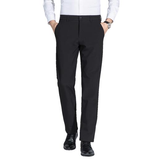 【含羽绒加绒裤】罗蒙加绒休闲裤男士商务版易打理保暖舒适通勤休闲长裤子男 商品图5