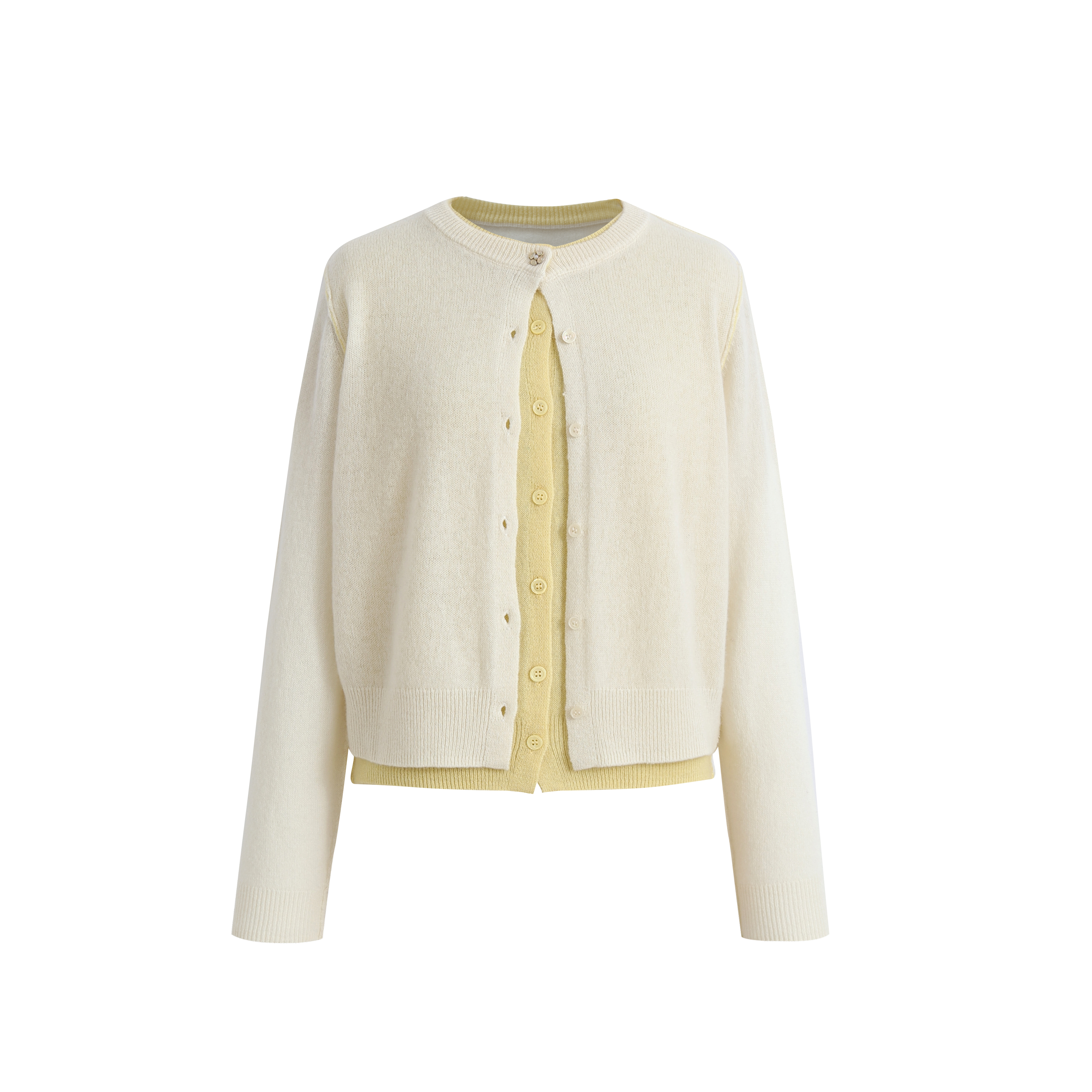 MAISON COVET 纯山羊绒假两件式上衣