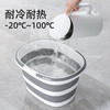 【茶花】可折叠水桶钓鱼洗车便携水桶易收纳 商品缩略图4
