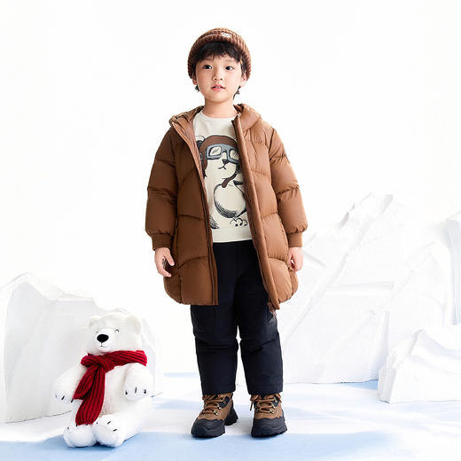 【实体店同款】男童全腰羽绒长裤冬季新款安奈儿童装XB546031 商品图3