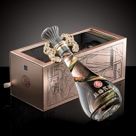 【拍1发2】五粮液 丝路花雨 丝路文化纪念 52度 浓香型白酒 500ml单瓶 拍3发原箱 商品图2