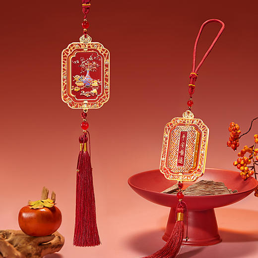 【故宫香氛】岁朝佳兆平安车载香薰挂件博物馆文创车挂新年生日礼物 商品图4