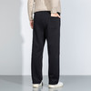 罗蒙冬季加绒阔腿休闲裤男士直筒拉链式口袋抽绳款时尚百搭长裤子男 商品缩略图4