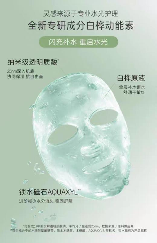 养生堂白桦水光动能修护面膜 商品图2