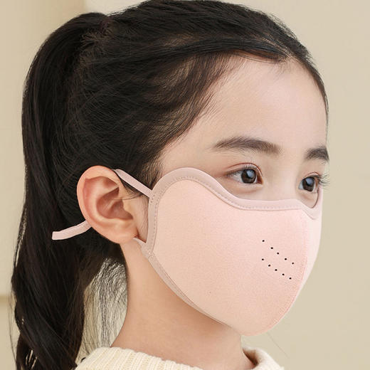 买一送一【秋冬保暖|暖暖护耳一体加绒口罩/无护耳两款可选】面料柔软亲肤，内里绒面细腻，毛绒一体护耳设计,锁温性能佳，透气孔设计可自由呼吸不憋闷，耳挂可调节，弹力不勒耳,适合多种脸型 商品图8