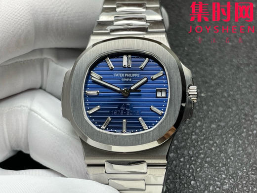 BBF百达翡丽鹦鹉螺系列 鹦鹉螺5711 蓝盘T钻 四十周年纪念款 丹东324一体机 男士腕表 表径40mm 商品图2