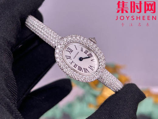 卡地亚新款浴缸系列 浴缸满天星v2版 全镶莫桑钻石 女士腕表 商品图0