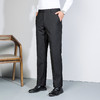 罗蒙男士加绒西裤商务风抗皱裤子耐磨双保险裤扣宽松直筒版型不紧绷长裤 商品缩略图4