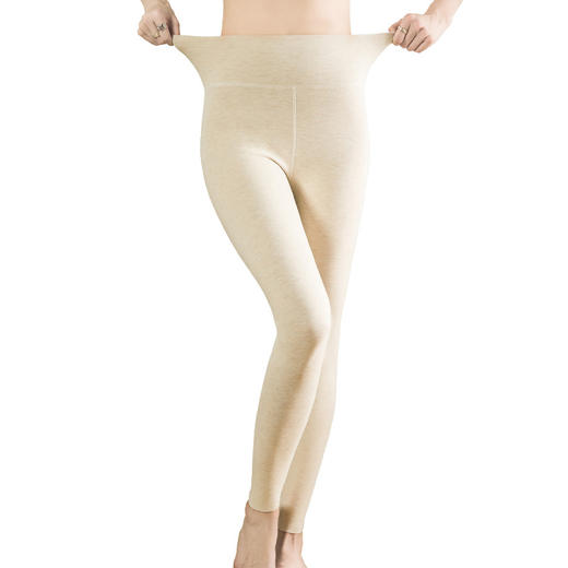 「自j」全新升级【铂金会员128/天猫169/差价41】(54547)洛诗琳羊毛蚕丝暖绒保暖裤2025秋冬无痕紧身加绒加厚打底裤 商品图4