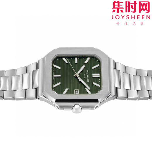 BBF百达翡丽CUBITUS系列 方形鹦鹉螺5821 牛油果绿 小电视 丹东330一体机 男士腕表 表径45mm 商品图6