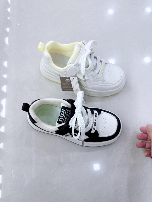 大树 1817皮面 板鞋 黑 35.36.41紫41.黄35.37.38.39.40码 商品图1