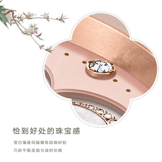 【新品尝鲜】飞亚达四叶草系列石英女表L862035.PFK 商品图2