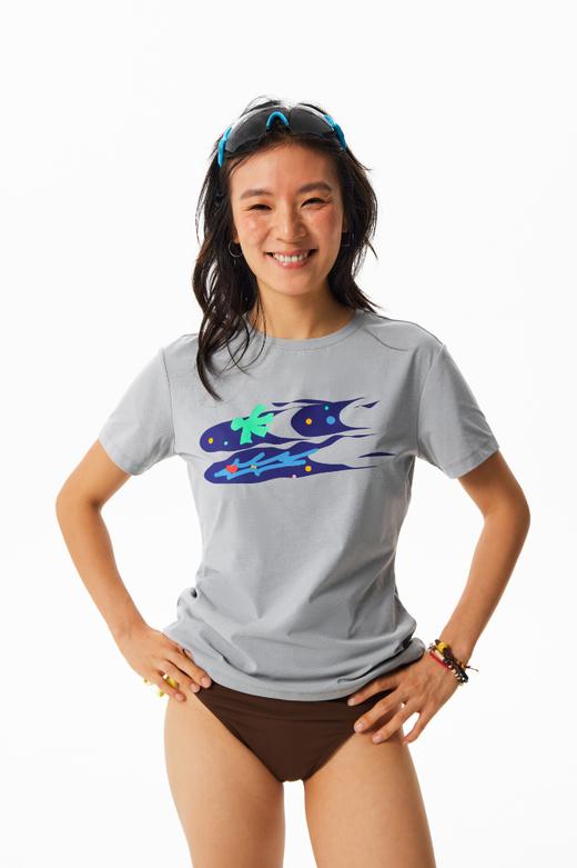 CryingCenterxhidive联名潜水系列印花男女款运动凉感吸湿速干tee 商品图6