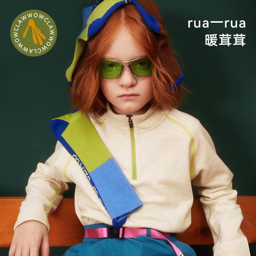 美国WOL 秋冬儿童磨毛卫衣男童美式秋冬运动透气女童长袖t恤小爪衣 商品图8