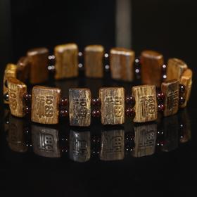 BC.BOE10.23-7    加里曼丹沉水(福牌手串) ，13.63g