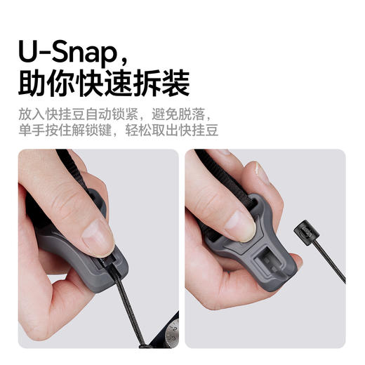 Ulanzi优篮子 CSS1相机快拆肩带单反微单相机通用可斜挎快装减压背带防掉挂绳适用富士索尼佳能相机摄影配件 商品图1