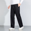 罗蒙冬季加绒阔腿休闲裤男士直筒拉链式口袋抽绳款时尚百搭长裤子男 商品缩略图2