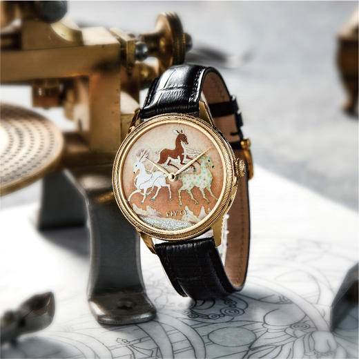 飞亚达大师系列敦煌主题“胡旋舞”手工掐丝珐琅限量版机械腕表GA886021.GQB/GA886021.PQK 商品图2