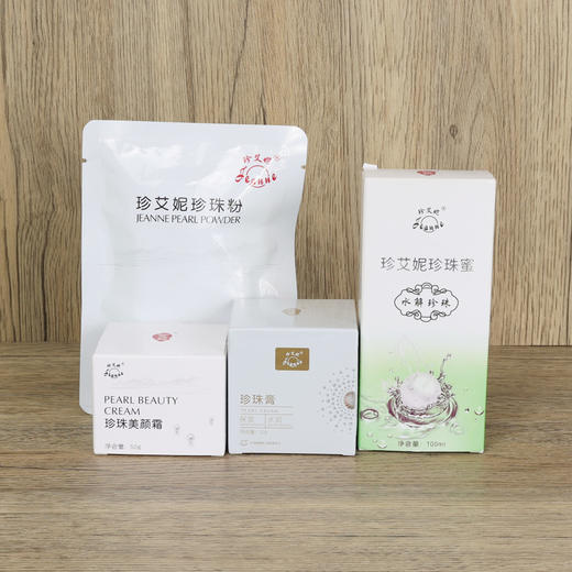 珍珠美肤4件套：珍珠密1瓶+珍珠膏1瓶+美颜霜1瓶+珍珠粉1包 商品图6