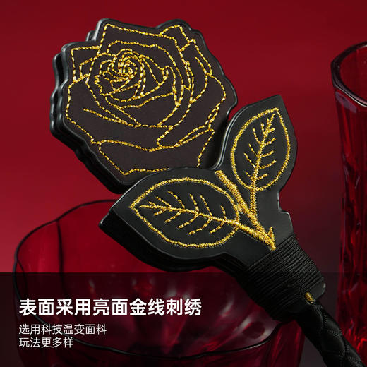 纵锦浪里感温变色玫瑰拍马鞭可爱sp拍子小圈实践道具温变材料 商品图4