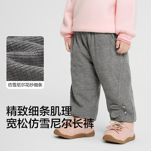 巴拉巴拉宝宝长裤女童2025新款秋冬休闲裤子宽松百搭 商品图3