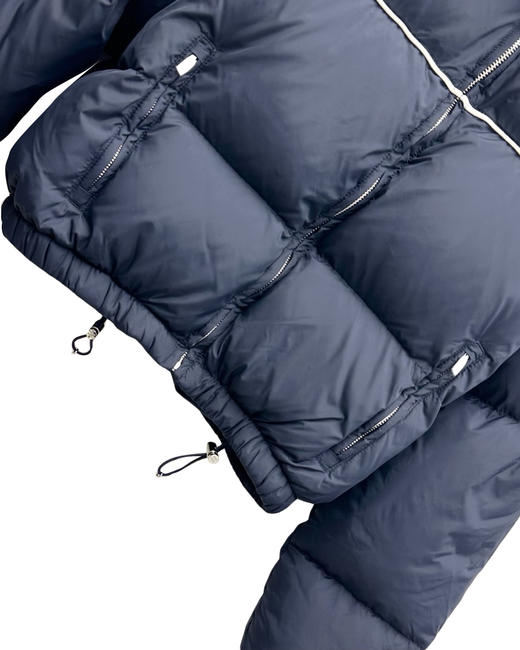 女款尼龙插肩捆边羽绒服M01 商品图2