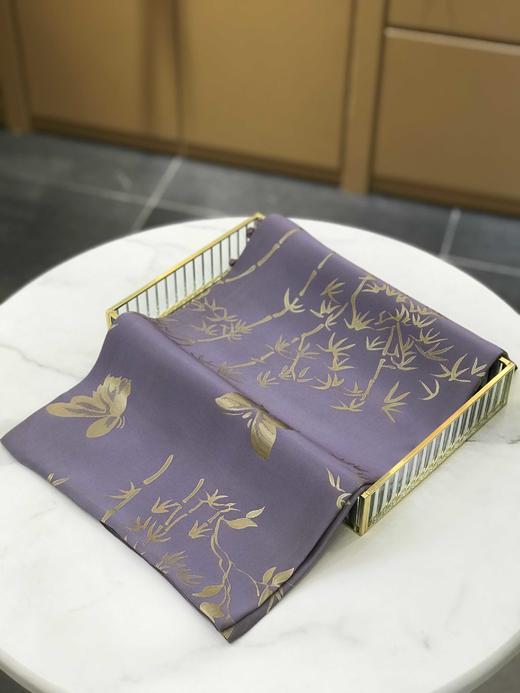 优品堂『华姿』重磅桑蚕丝《最新精湛挖花工艺》双面双层披肩围巾长巾 商品图12