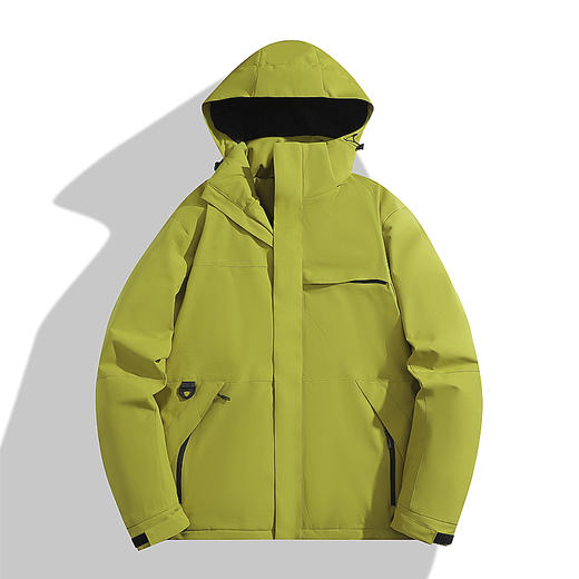 【超大码】【DSY】大依优型大码外套冲锋衣棉衣防风防水外套男宽松加肥加大码上衣夹克300斤可拆卸帽 商品图2