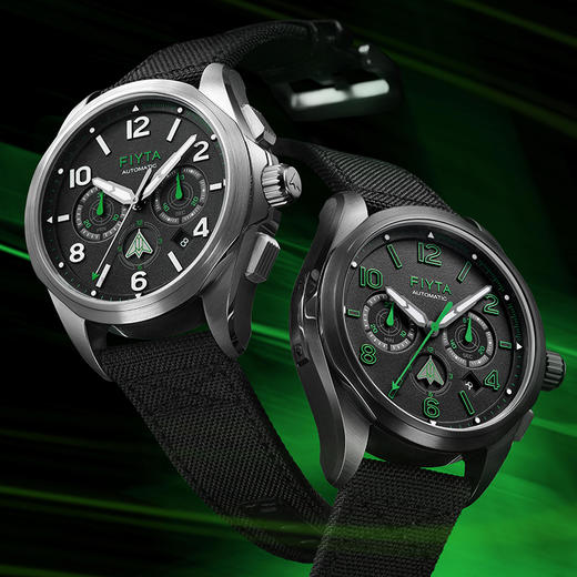 飞亚达马赫系列“攻击-11”战斗机联名限定款自动机械腕表 商品图4